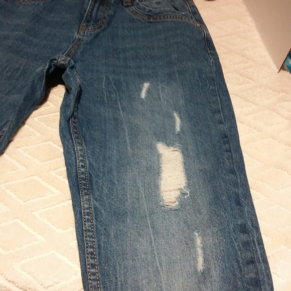 Mango sequinned distressed boyfriend jeans - Picture 3 of 10